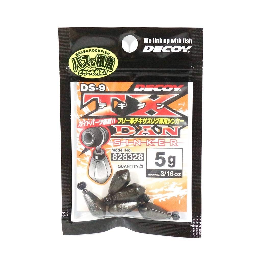 Plombs Decoy DS-1 Kotsu Kun – Taille 3/64 Oz – Lot De 9 – Argent – Pêche