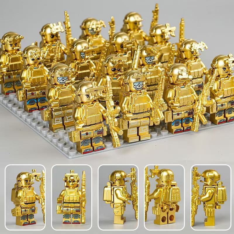Compatible with Lego Building Blocks Minifigures Military Special ...