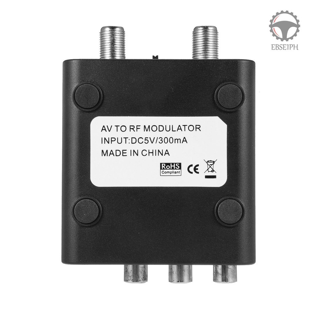Ebsrph RF Modulator AV to RF Converter NTSC CH3/CH4 Channels Video