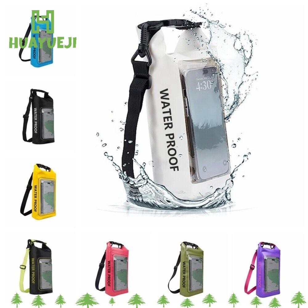 HUAYUEJI 2L Swimming Waterproof Bag, PVC Clip Outdoor Messenger Bag ...