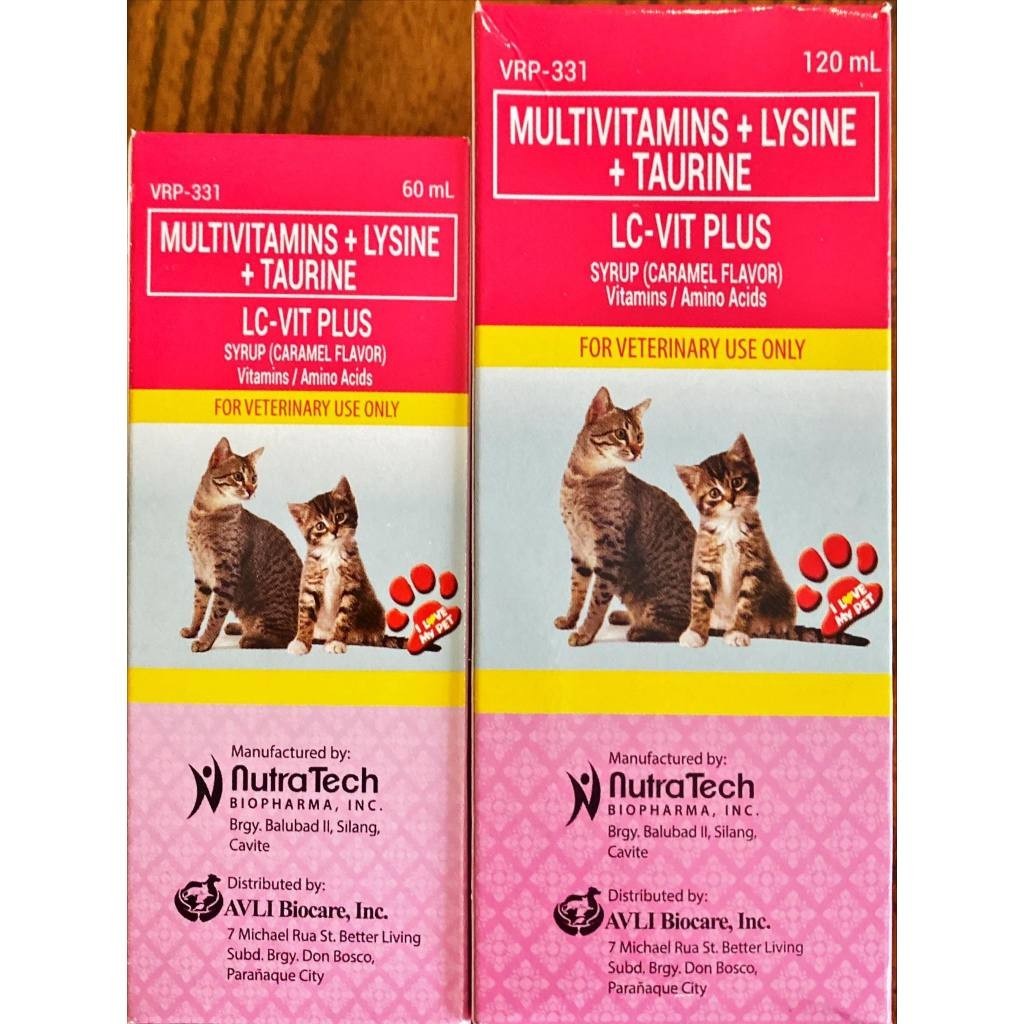LCVit Plus (For Cats) w/ Taurine 60120ml Shopee Philippines