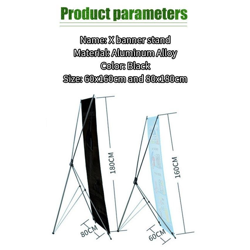 X Banner Stand Standee Tarp Tarpaulin Decor Display Signage Sign ...