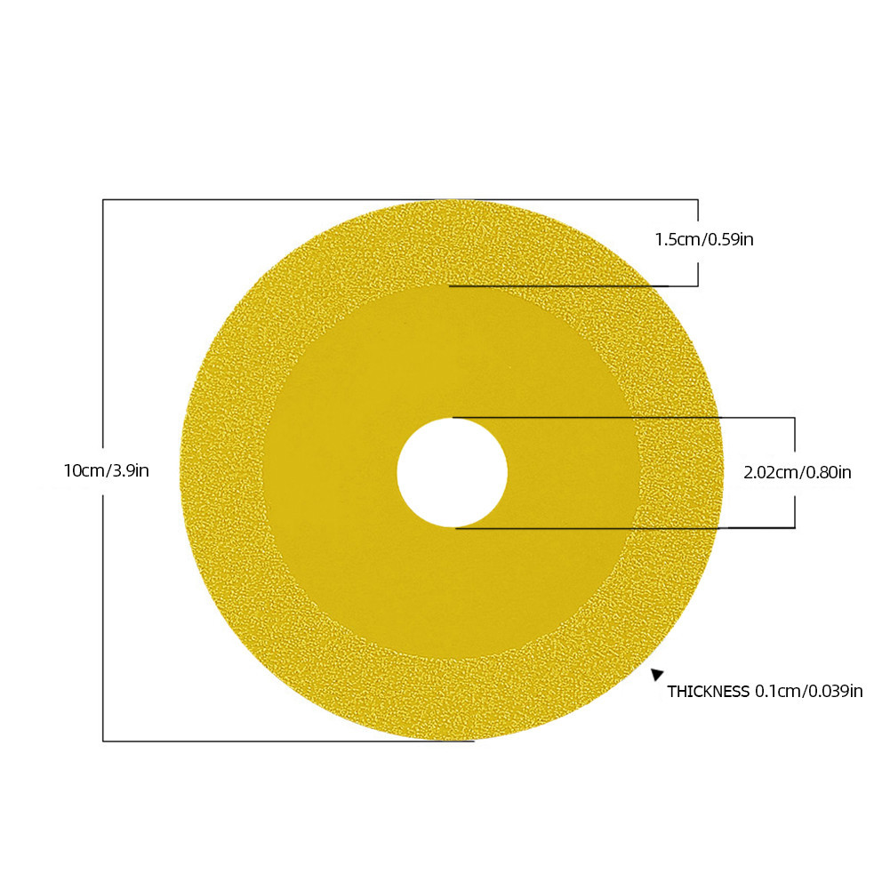 Cutting Wheel Diamond Ultra-Thin Sharp Brazing Grinding Disc for Glass ...