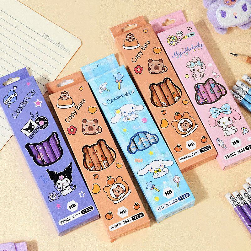 Kuromi 2B Pencil Sanrio Cute Cartoon Primary School Students Writing ...