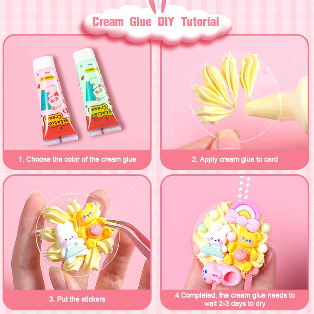 COD Guka Set Box Guka Sticker Tool Set Goo Card DIY Cream Guke Luxury ...