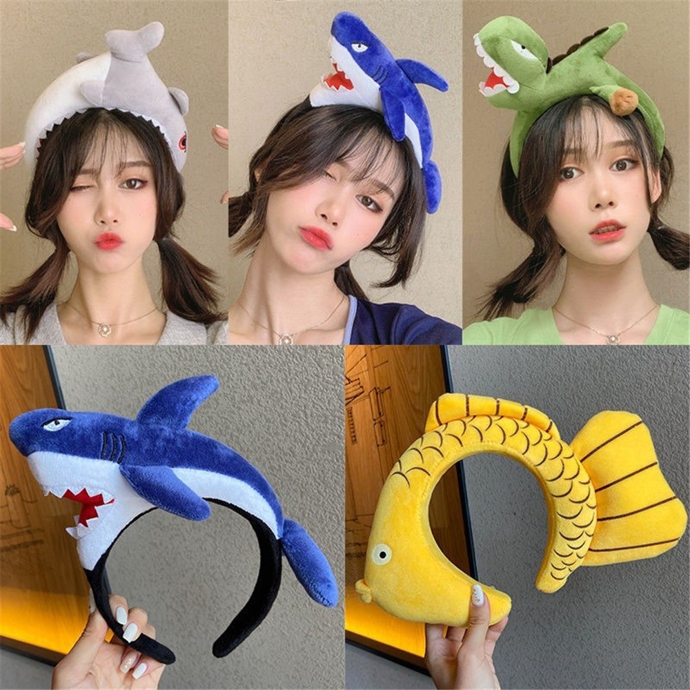 Personalized Creative Cute New Cartoon Shark Dinosaur Sponge Hair ...