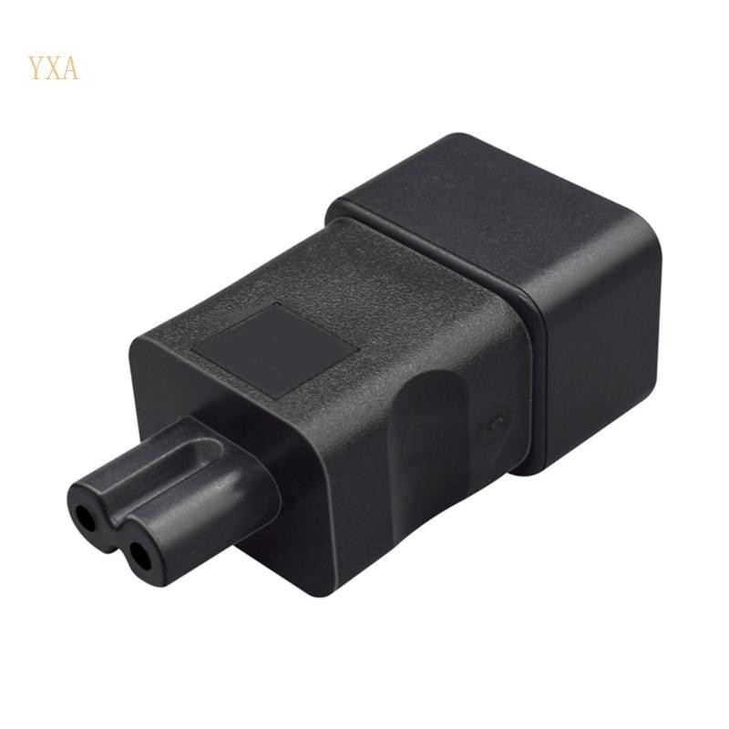 Adaptateur Secteur IEC320 C14 Vers C7 - Noir - Pour Ordinateur Portable Ou PDU