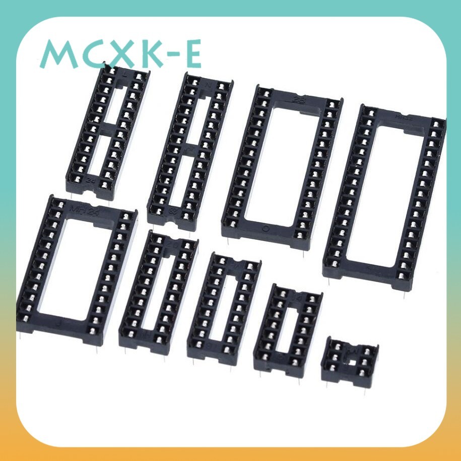 10pcs IC seat 6P/8P/14P/16P/18P/20P/24P/28P DIP IC sockets Adaptor ...