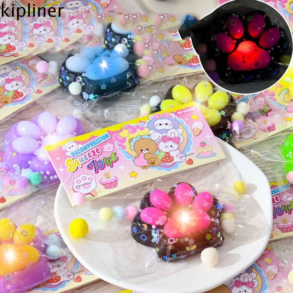 Photo inspiration: Fresh Look at Kipliner Glow Cat Paw Squeeze Toy Kneading Soft Cat Paw