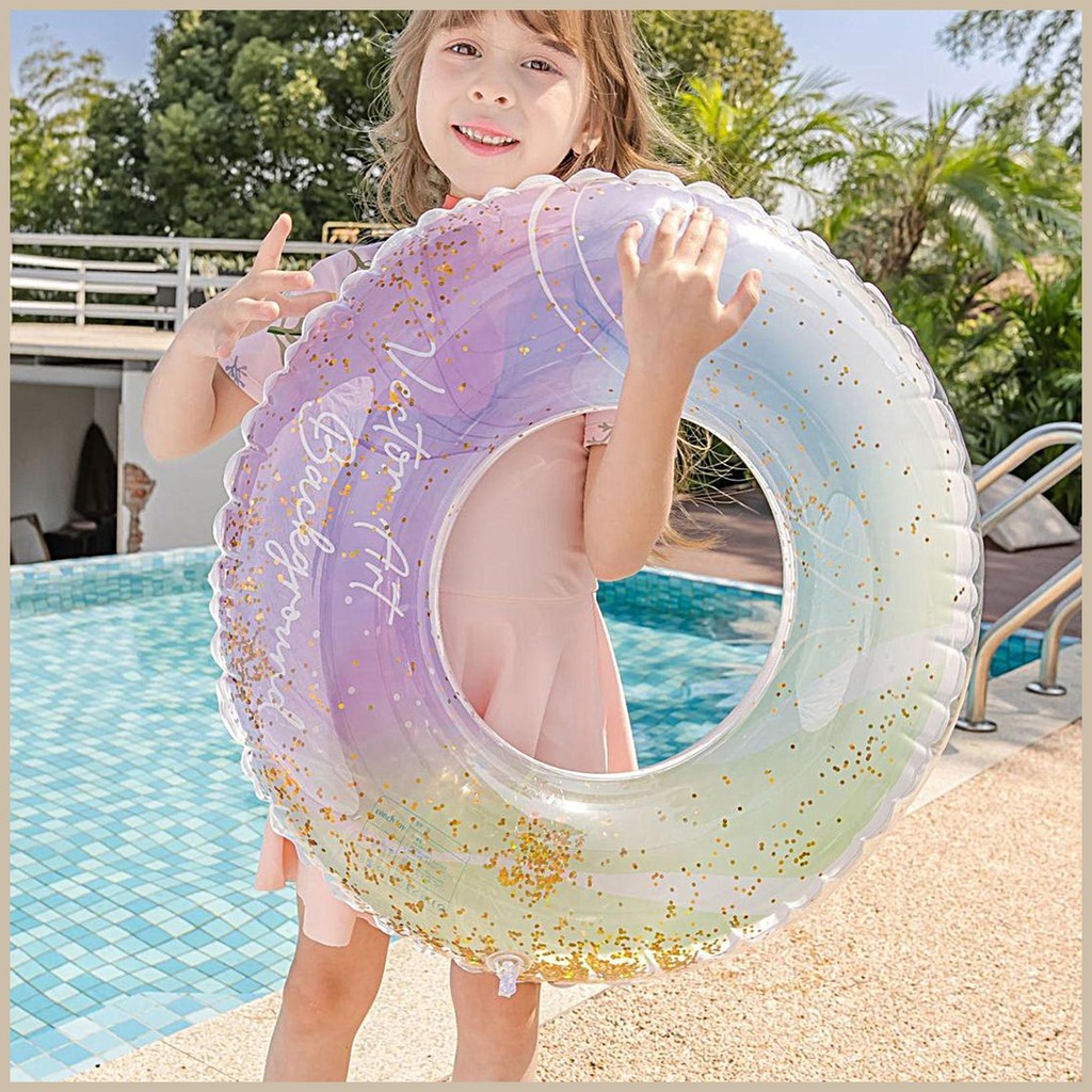Inflatable Swimming Ring Pool Floaties Beach Swimming Rings Party Toys ...