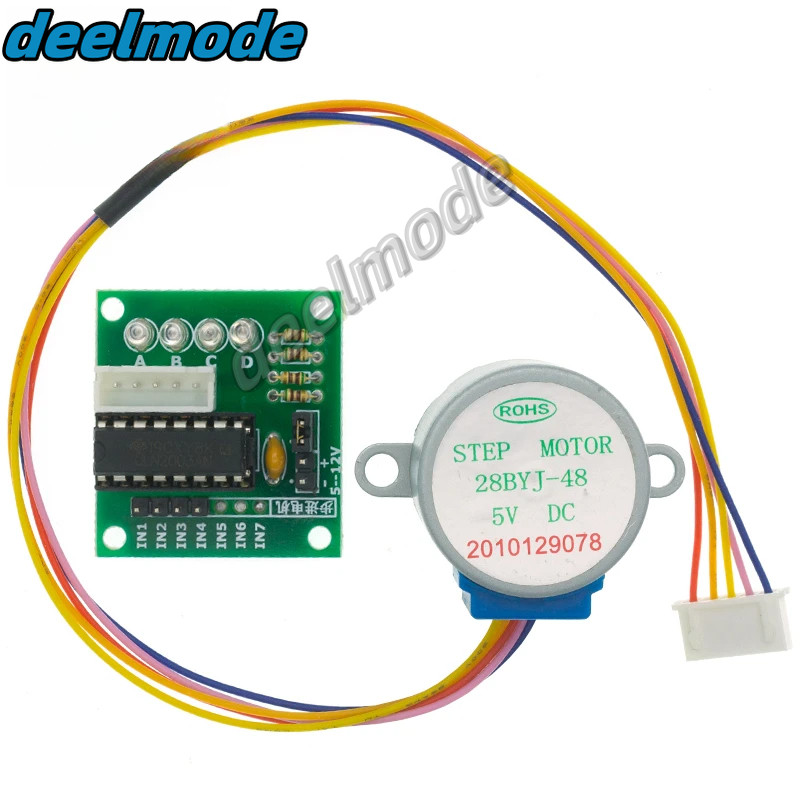 28BYJ-48-5V 4 phase Stepper Motor+ Driver Board ULN2003 Stepper motor ...