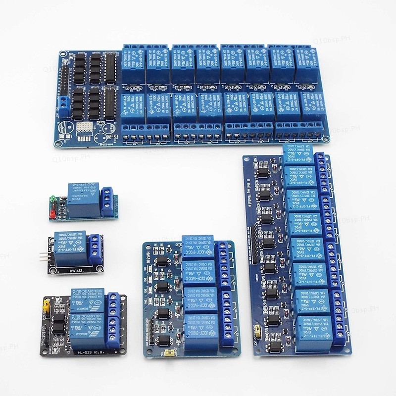 Relay Module DC 5V 12V With Optocoupler Relay Output 1 2 4 8 16Way ...