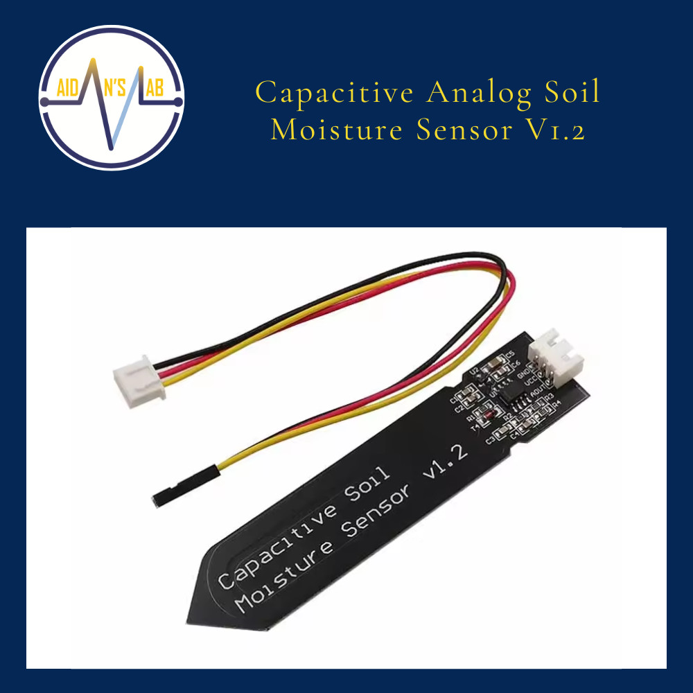 Capacitive Analog Soil Moisture Sensor V1.2 | Aidans Lab | Shopee ...