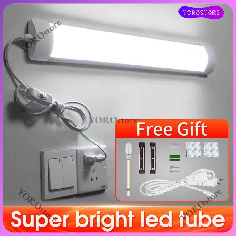 60cm Led Tube Light 220V Fluorescent Kitchen Cabinet Bar Desk Table ...