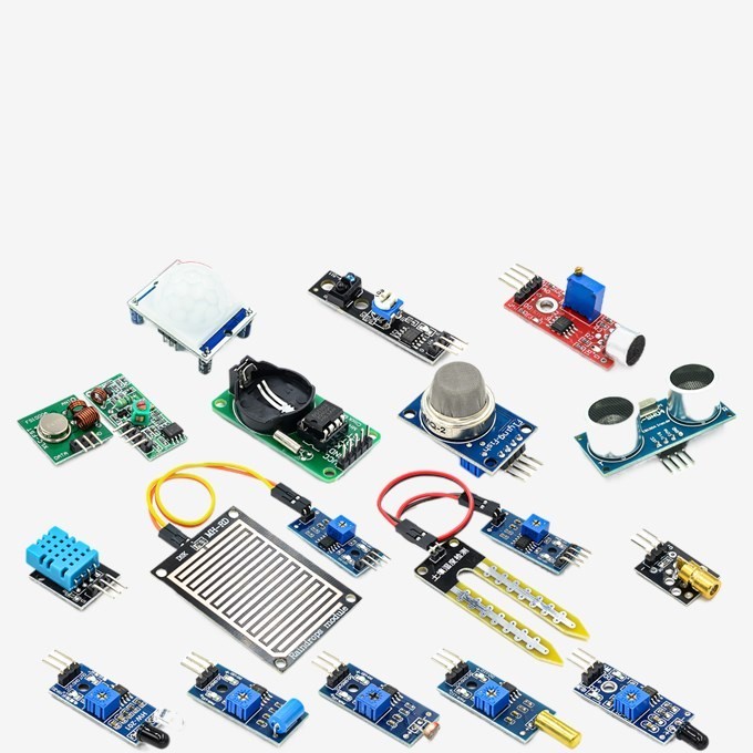 Raspberry Pi Raspberry pi 2nd Generation B Type 16 Sensor Kit ...
