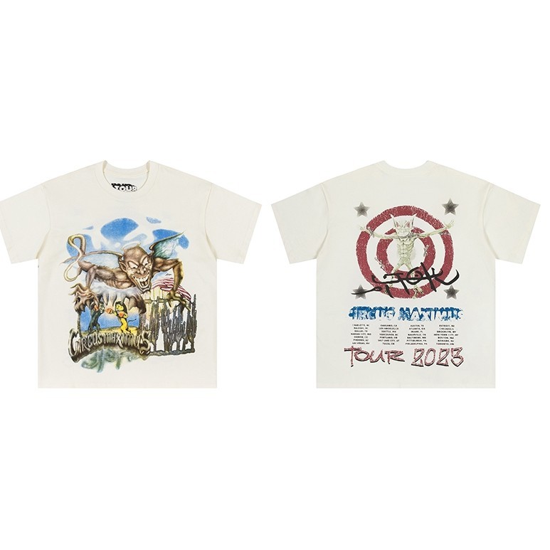 Travis Scott x Ut0pia Tour Utopian Union * Paradise and Hell Pattern ...