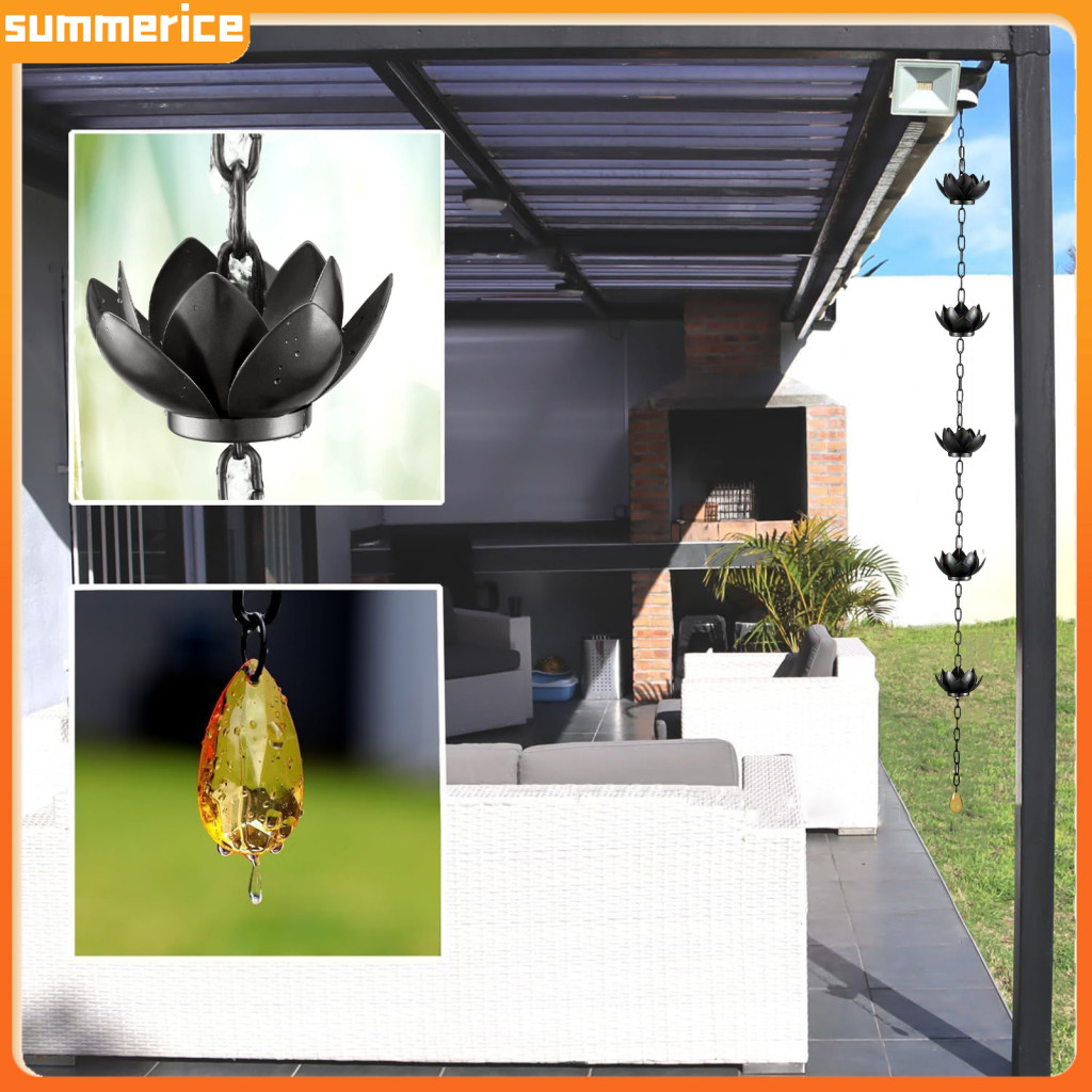 【Ready stock】 Easy to Install Rain Chain System Rain Chain Adapter for