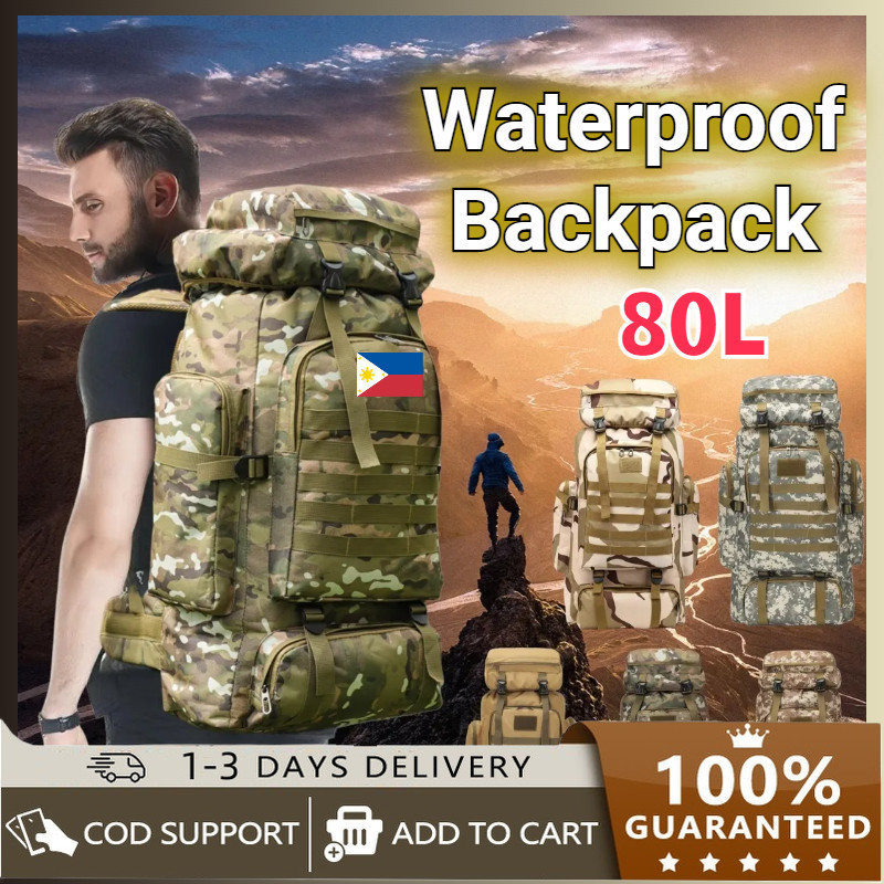 80L 900D Oxford Backpack Large Capacity Outdoor Waterproof Military Tactical Sports Camping Hiking Trekking Fishing Hunting Bag - 1524 - View #10