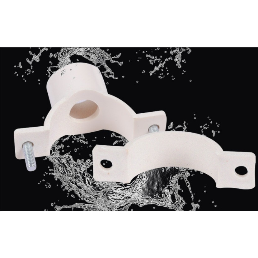 PVC Water Supply Hanger Clips Hoop Plate Base Clips Pipe Clips 20/25/32 ...