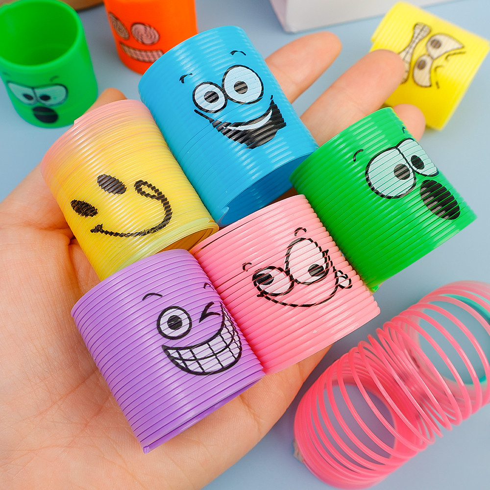 Funny Flexible Toy - Rainbow Magic Springs Circle Toys - Kids Birthday ...