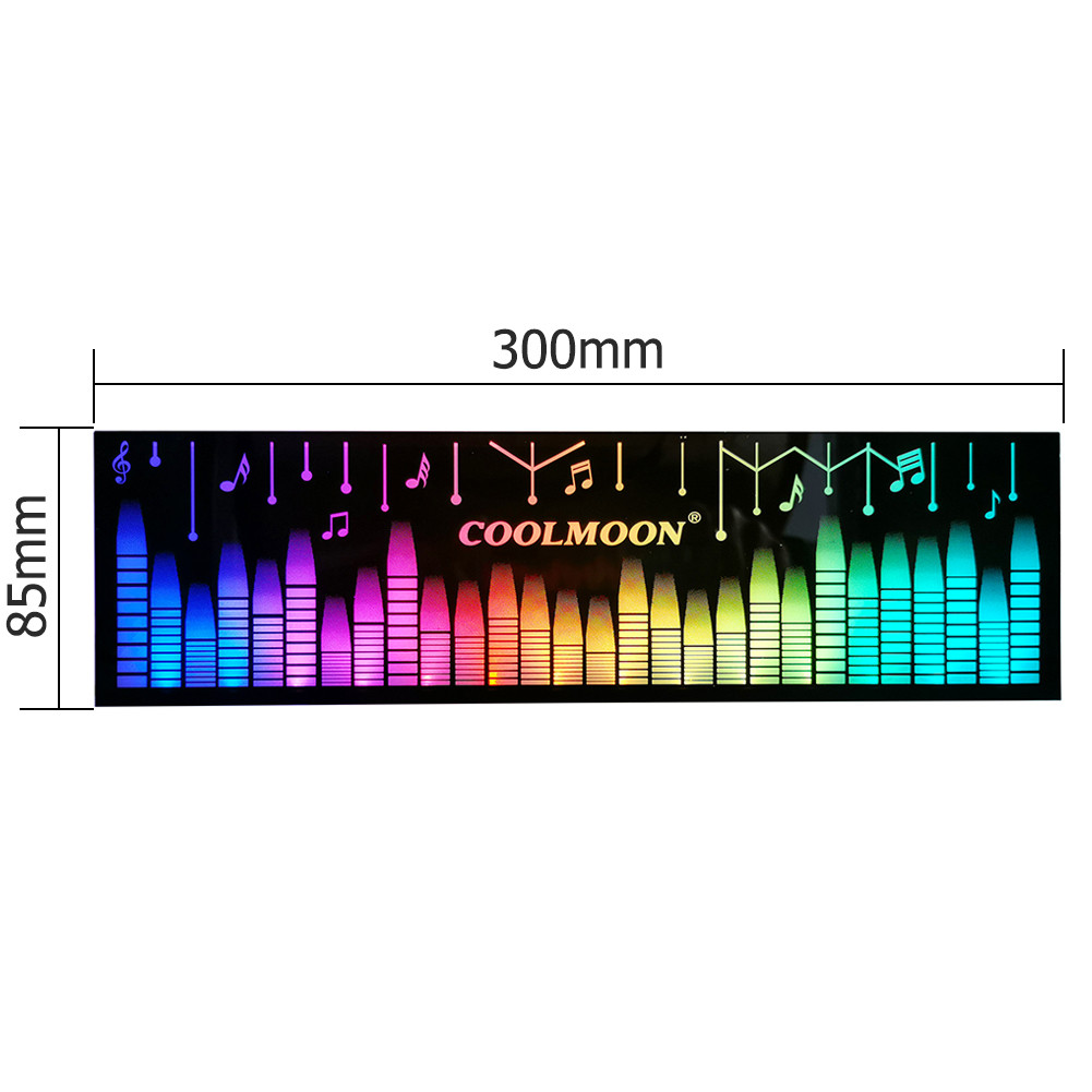 COOLMOON RGB Light Board Small 4Pin Color-Changing GPU Support Bracket ...