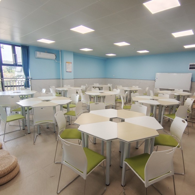 Maker Classroom Table and Chair Mobile Combination Triangle Conference ...