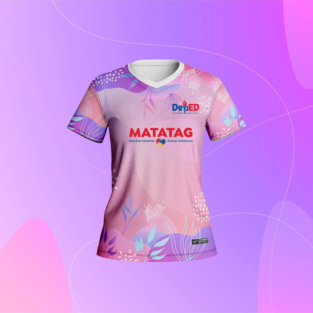 2024 NEW Matatag Shirts Full Sublimation Women Top Unisex Uniform With ...
