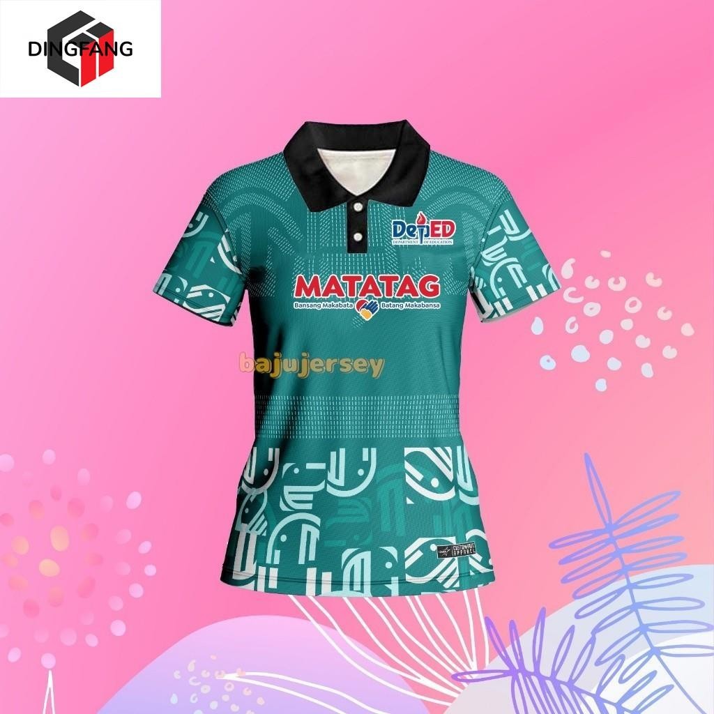 2024 New Matatag Polo Shirt Color Variant Full Print Unisex Uniform ...
