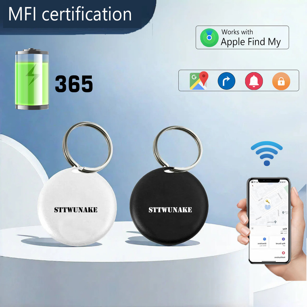 Mini Air Tag with Key Ring for Pet Car Key Smart GPS Tracker Compatible ...