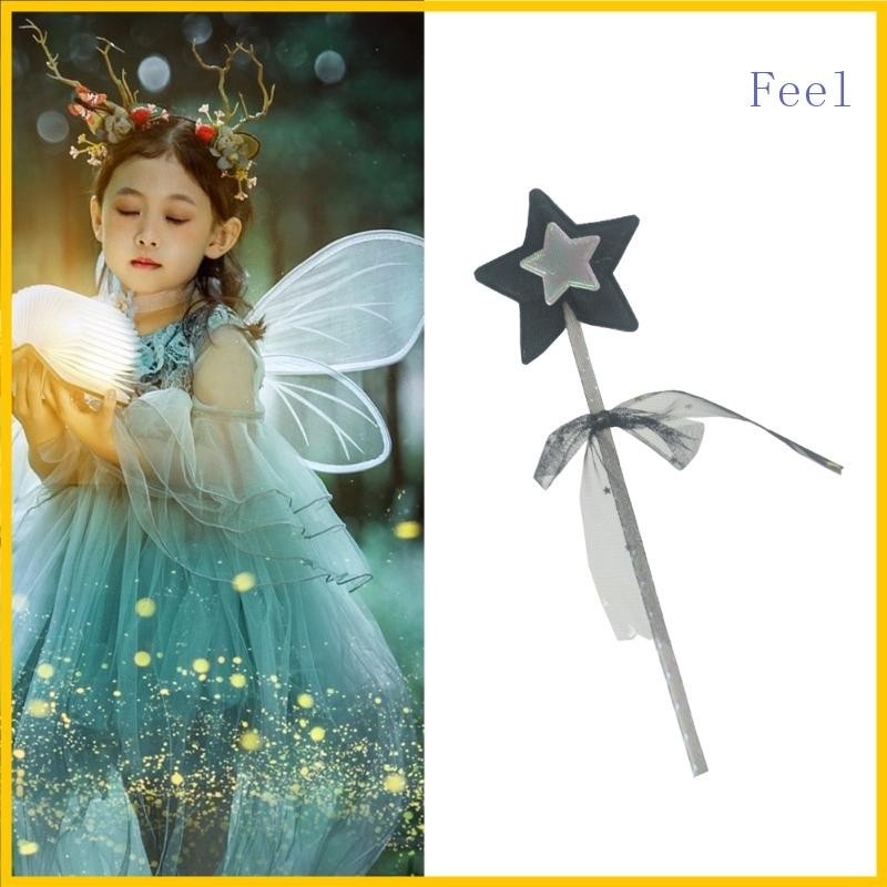 Fairy Godmother Wand 3Pcs Star Wands, Star Fairy Wands, Star Wands Princess Fairy Cane, Star Wand Angel Fairy Wands Sticks Costume Props For Birthday Party Halloween Cosplay Princess Role Play Glinda Wand