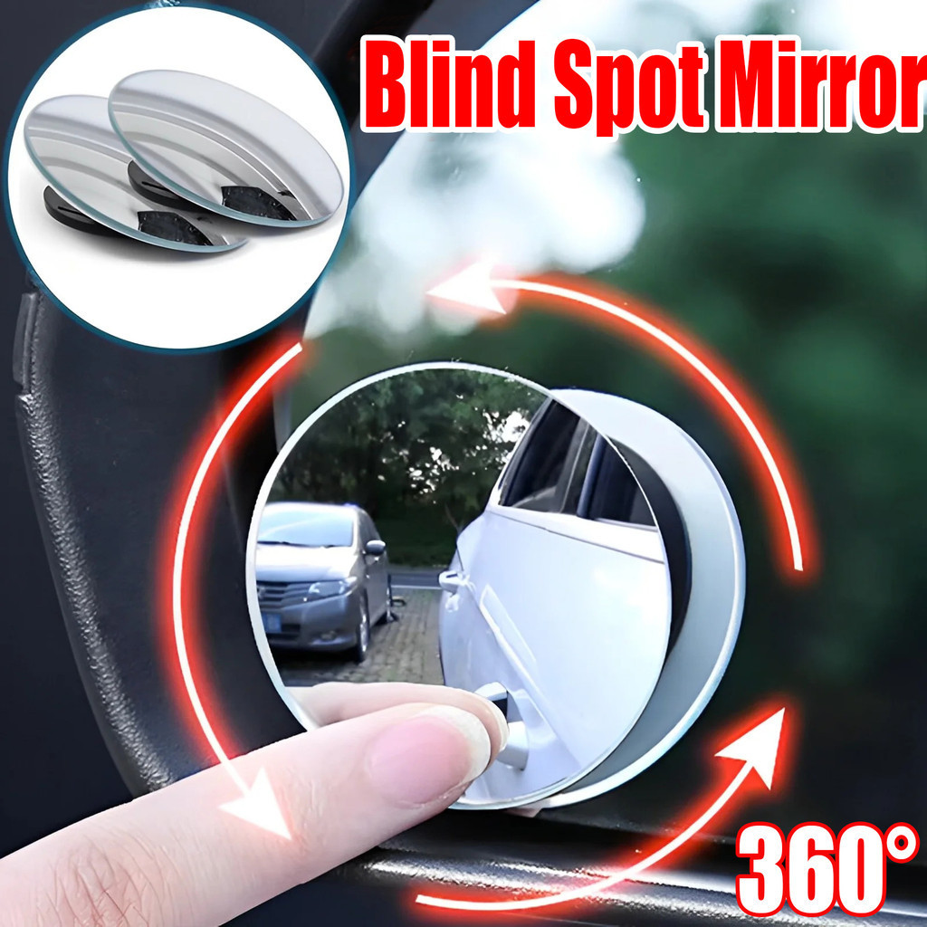 Blind Spot Mirror - Wide Angle Borderless Mirrors - Small Round Mirrors ...