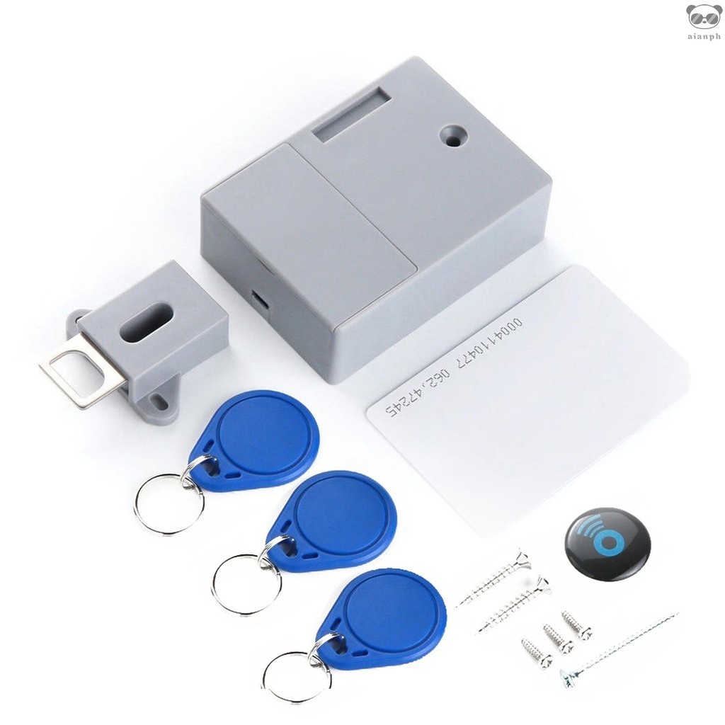 Drawer Smartlock Diy Battery Rfid Ic Invisible Hidde Cabinet Drawer ...
