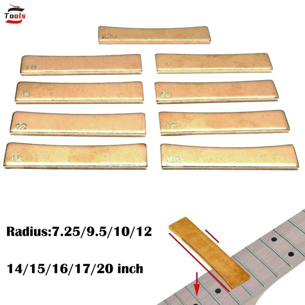 Essential DIY Tool for Guitar Luthiers Brass Fingerboard Fret Press Caul 9 Sizes Shopee