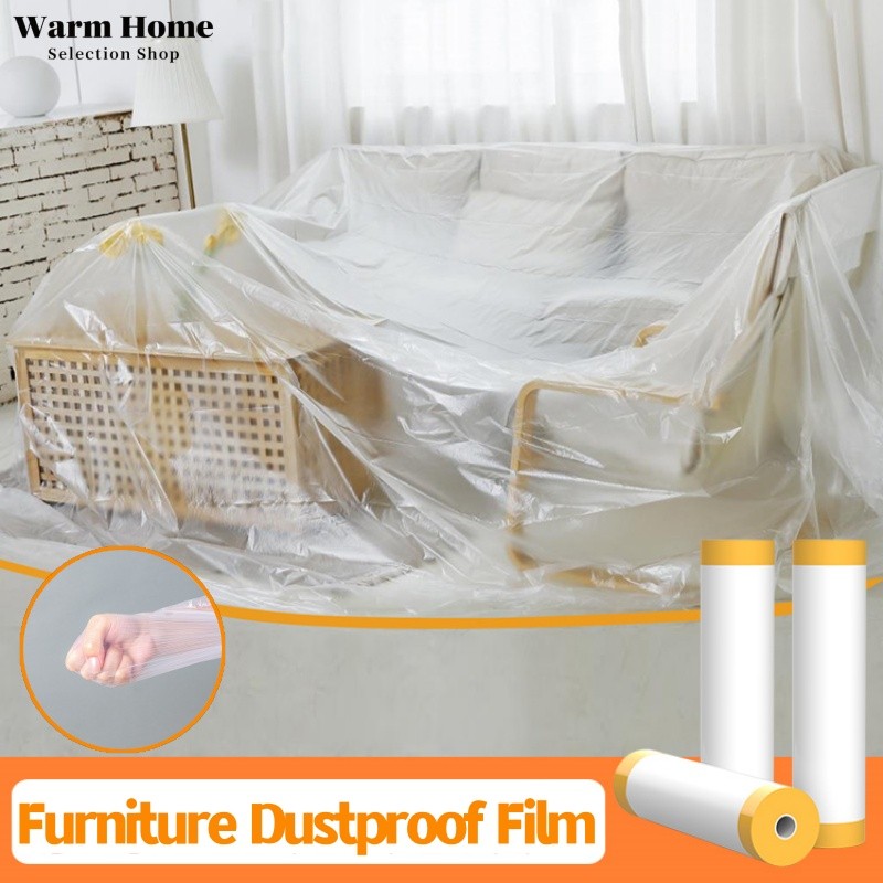 Dust-proof Masking Film Waterproof Dust Cover Living Room Film ...