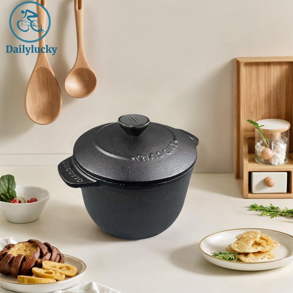Cast Iron Rice Cooker Deepened Rice Pot Dutch Oven Rice Casserole for ...