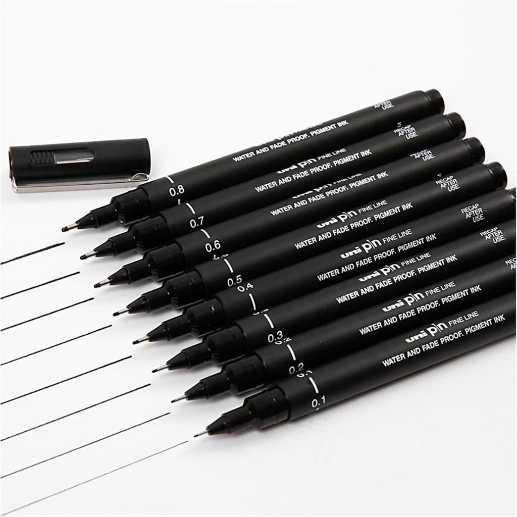 UNIPIN Pen Technical Drawing Pen Fine Liner Pen Designer Engineering ...