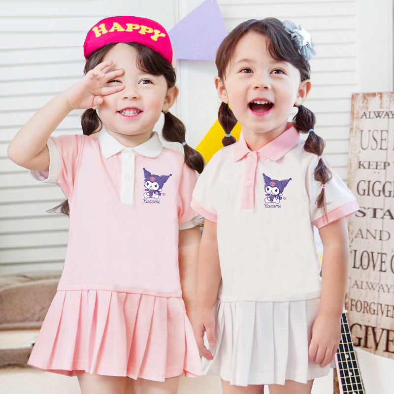 Polo Dress For Kids Girl 18 Year Old Sanrio Cartoon Kuromi Cinnamoroll