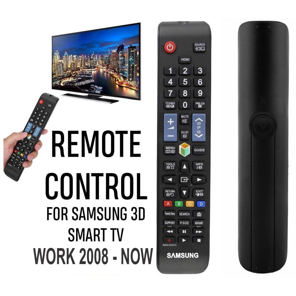 GG+Samsung TV remote control (for all Samsung TV models including Smart ...