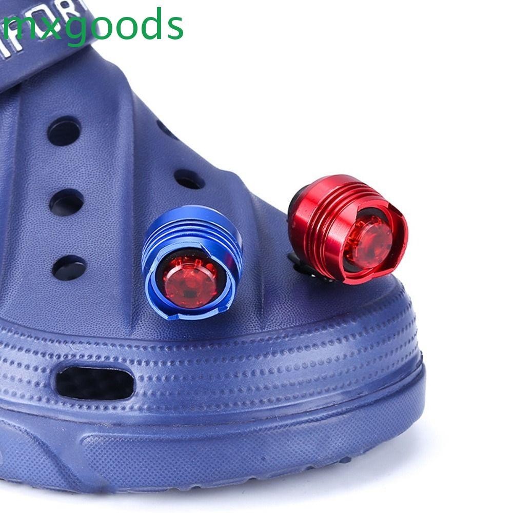 Mxgoods Croc Shoes Light Outdoor Multi Function Running Light Footlight