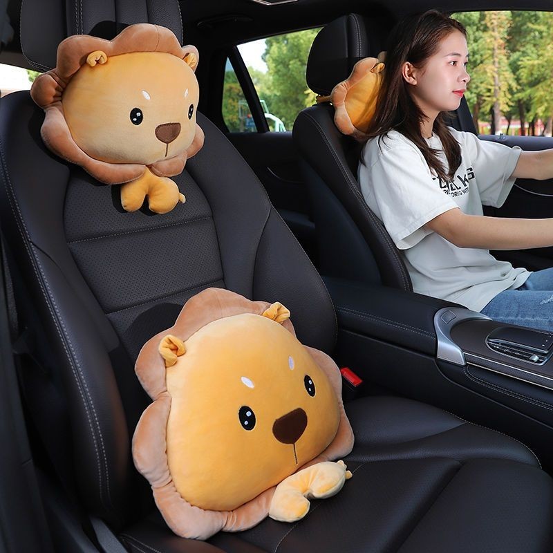 Sglink Car Headrest Neck Pillow Cartoon Cute Car Pillow Lumbar Pillow Pair Car Cushion Car Seat Pillow Shopee Philippines