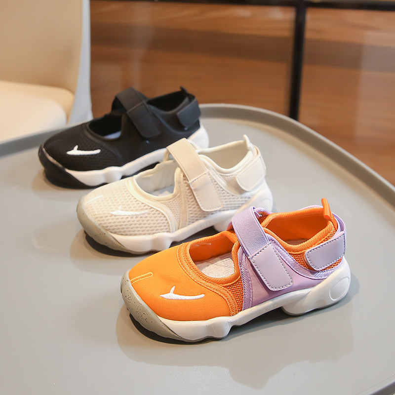 Children's Sneakers Boy Spring Autumn Causal Kid Running Walking Shoes Fashion Versatile Girls Tennis Shoes Soft Soled Hook Loop