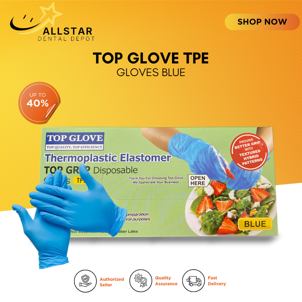 Top Glove Thermoplastic Elastomer Top Grip Disposable Gloves (box ...