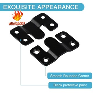 In Stock 12PCS Black Mount Bracket Mirror Brackets Interlock Hanging ...