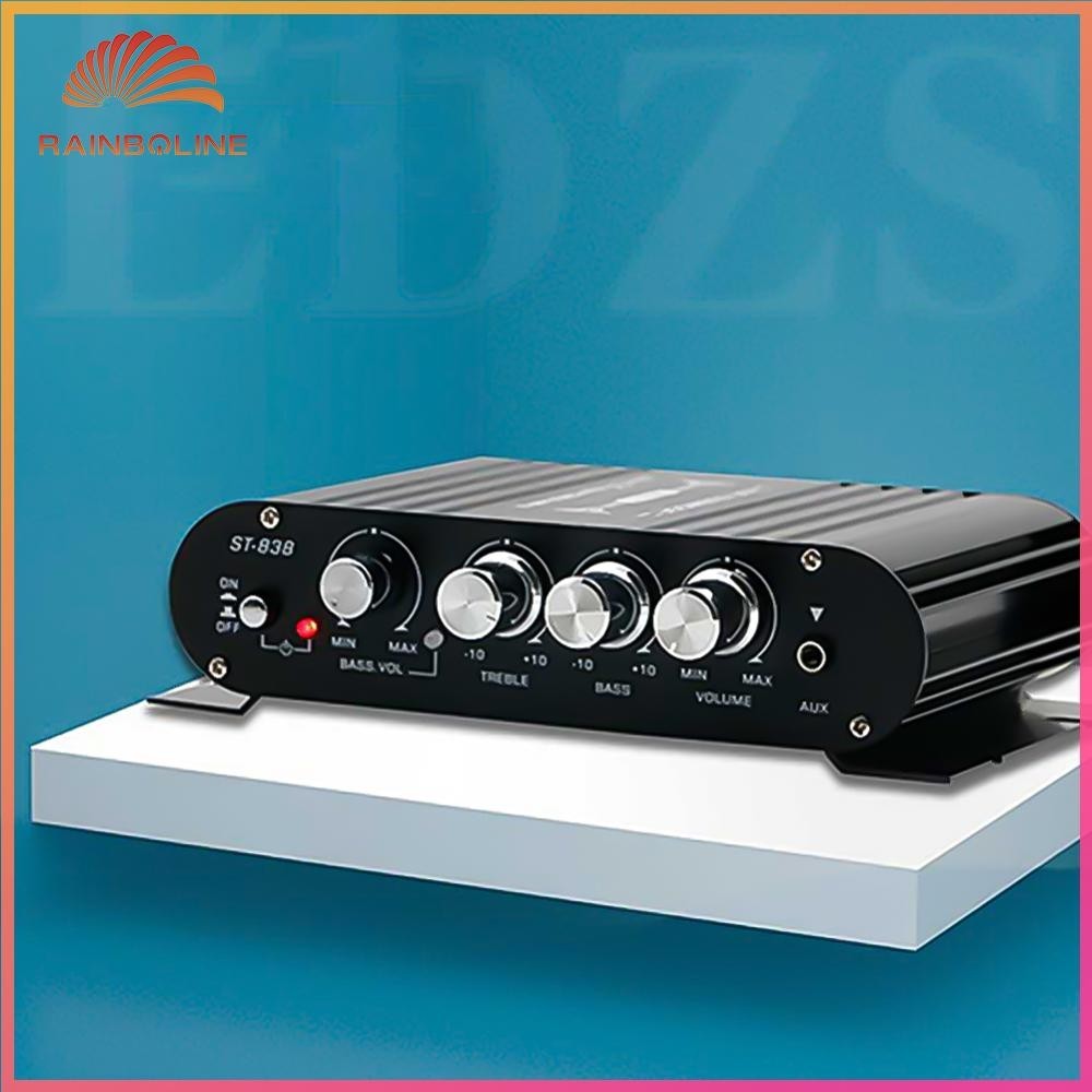 Bluetooth HiFi Audio Verstärker ST-838 - 80Wx2 Class D Mit Subwoofer Ausgang Bass/Treble