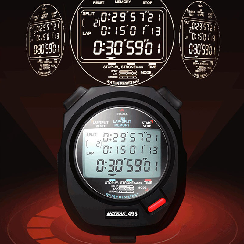 Ultrak Osaic DT495 Three Row 100 Track Body Stopwatch Track Field ...