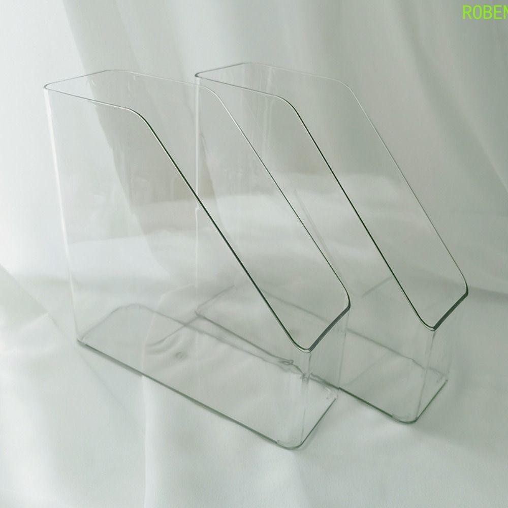 ROBEN Desk Folder, Transparent PET Vertical File Folder, Sturdy Storage ...