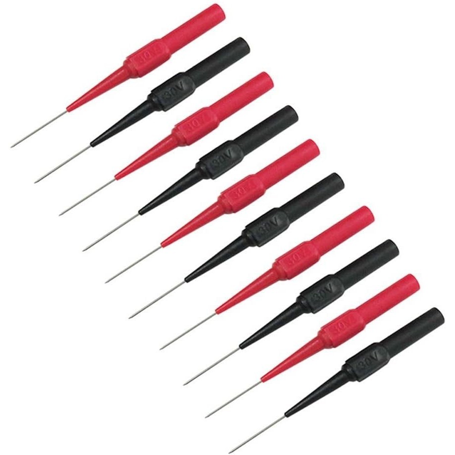 10 Pieces Insulated Puncture Needle Non-Loss-Lossless Pin Test Probe ...
