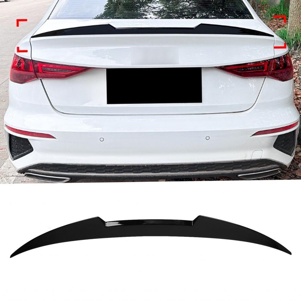 Wowowi Car Rear Spoiler Wing Sporty Tail Trunk Roof Lip for RS3 Sedan ...