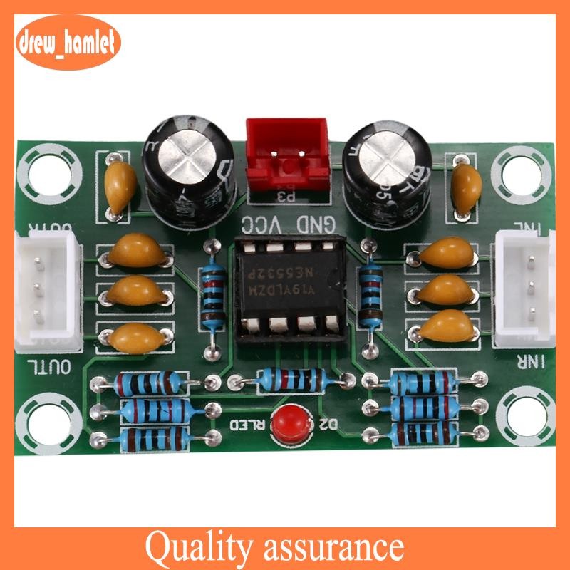 Mini Preamp Op Amp Module Amplifier Dual Channel NE5532 Preamplifier ...