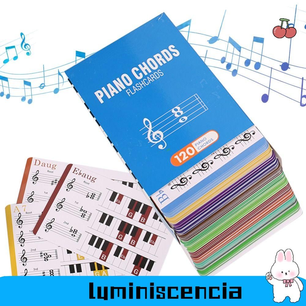LUMINISCENCIA Electric Piano Note Cards, Quickly Recognize 88-key Piano ...